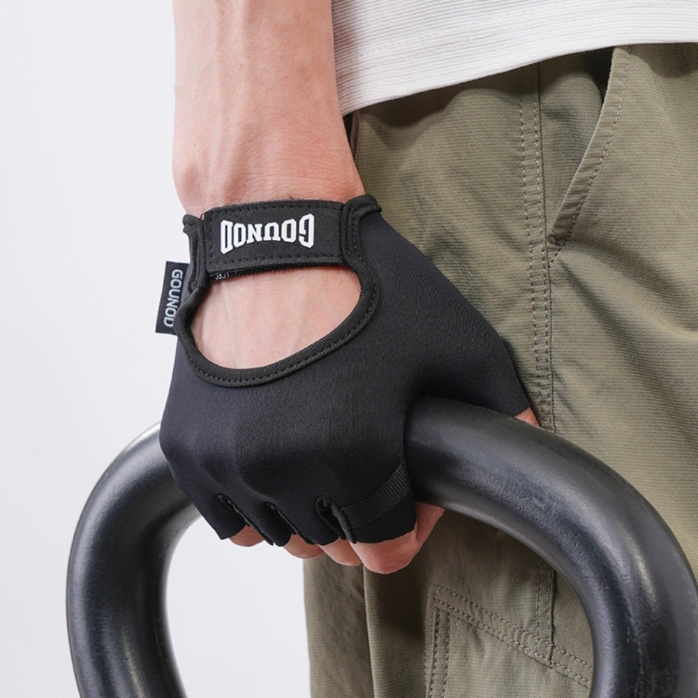 Exercise Equipment Anti Slip Outdoor Cycling Gloves Wear-Resistant Fitness Sports Half Finger Gloves Breathable Half Finger Cycling Gloves Accessories