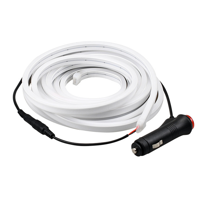 For Car LED Light Strip Waterproof Neon Lights (Warm White)