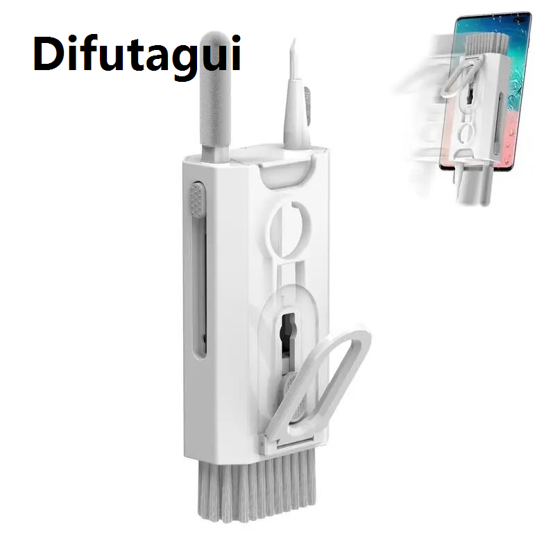 Difutagui multi cleaning pen Headphone Cleaning Tool Kit 8 In 1 Universal Cell Phone Cleaning Pen With Spray And Brush Keyboard Brush Cleaning AccessoriesTool Sets