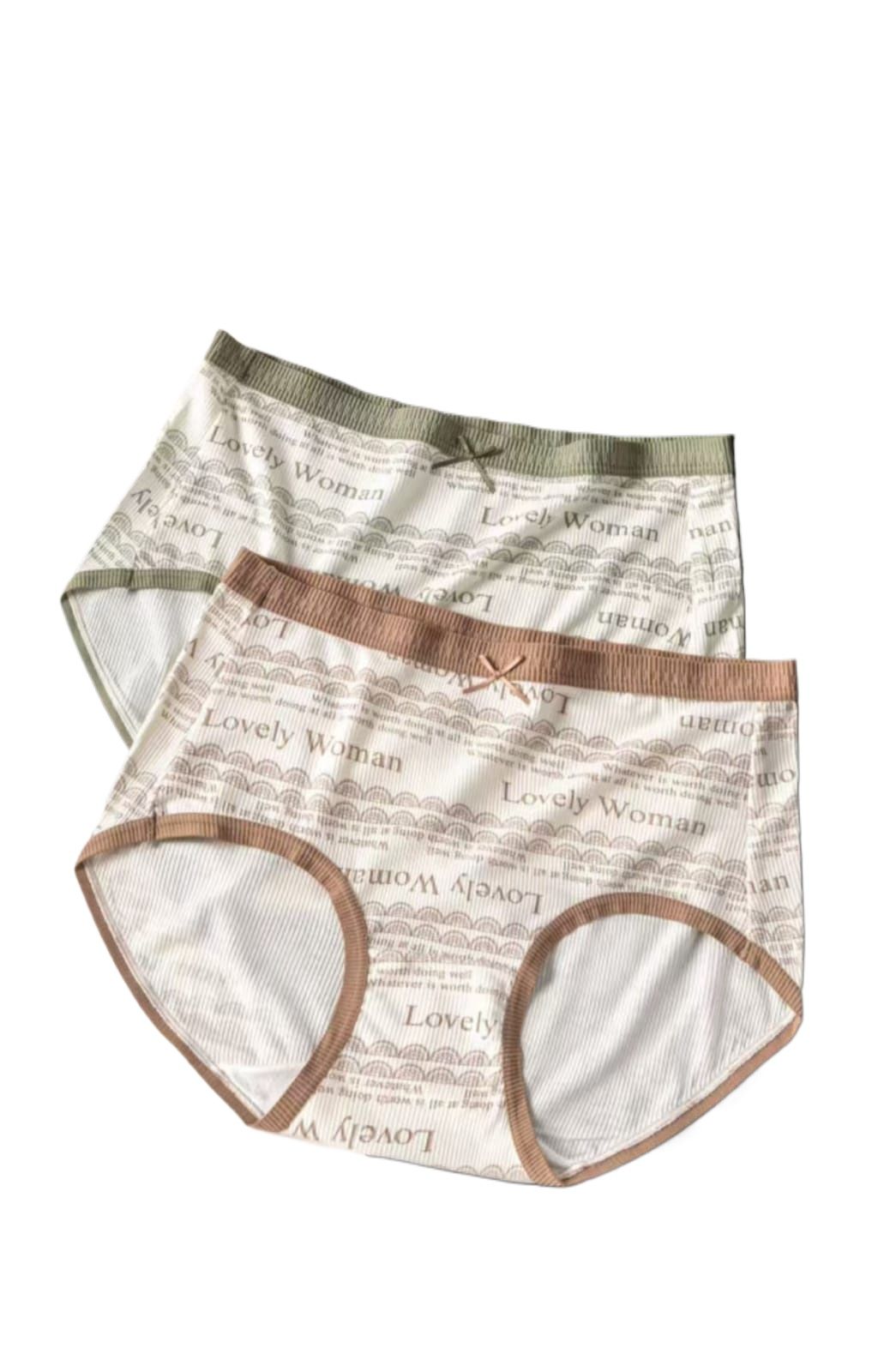 2 pcs combo original Korean fabric panty/underwear for women