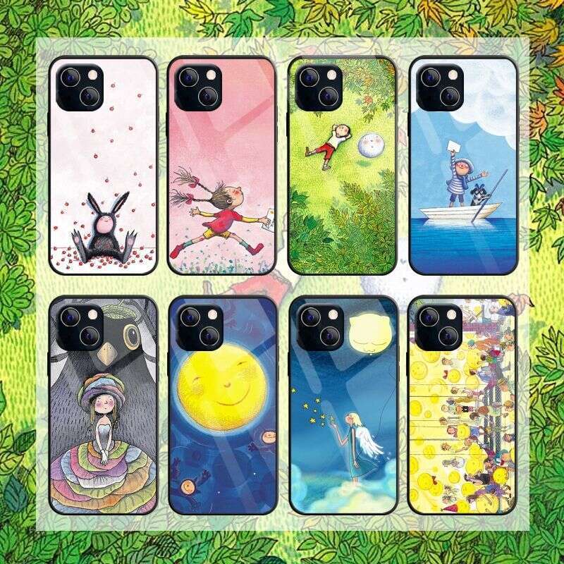 Jimmy brochure phone case suitable for Apple 15/iPhone 16/Promax Huawei MATE60 Xiaomi 14/Oppo/Vivo peripheral PURA70 same iQOO HONOR 12/11 True Me Red