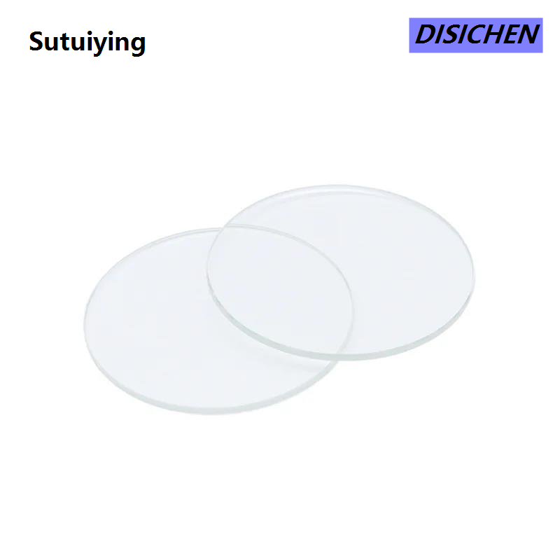 DISICHEN Sutuiying Affordable 1PCS Thickness 1.0mm Round Watch Glass 15mm To 45mm Smartwatch Replacement Crystal Lens Flat Mirror Glass Watch Repair Tool Kits