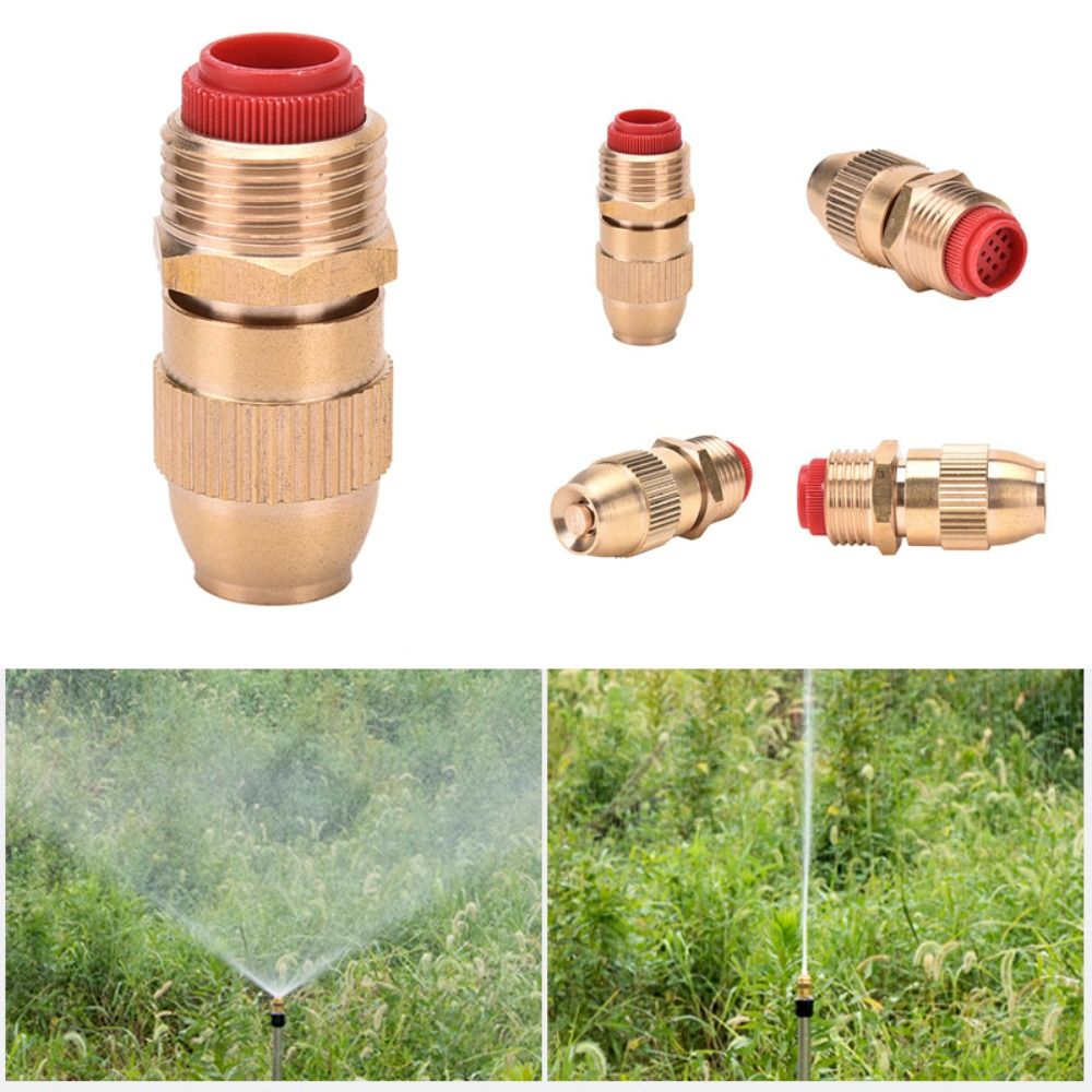 High Quality Windproof Atomizing Misting Nozzle Brass Universal Water Sprayer Dust Removal Cooling System Irrigation Nozzles