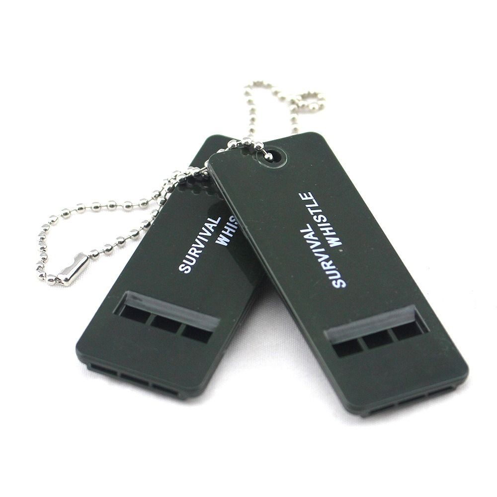 Portable Hiking Rescue Whistle Outdoor Tool Emergency Keychain 3-Frequency Whistle Survival Tool Emergency Whistle Survival Whistle