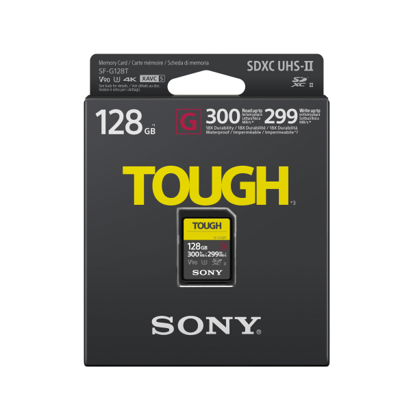 Sony SF-G TOUGH SERIES UHS-II SD MEMORY CARD