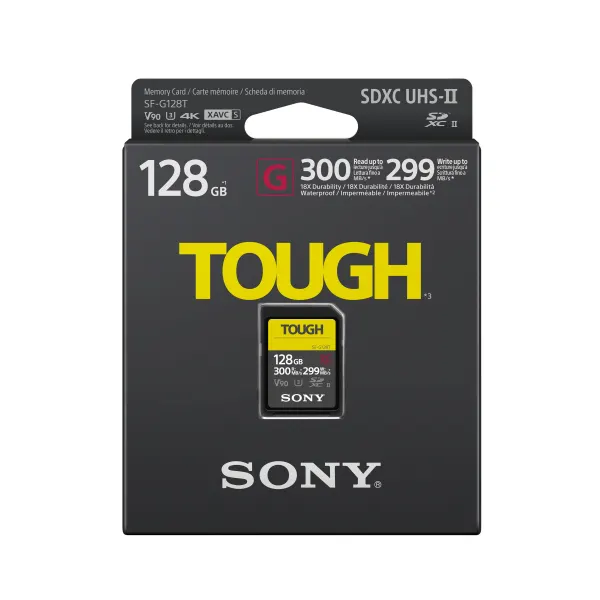 Sony SF-G TOUGH SERIES UHS-II SD MEMORY CARD