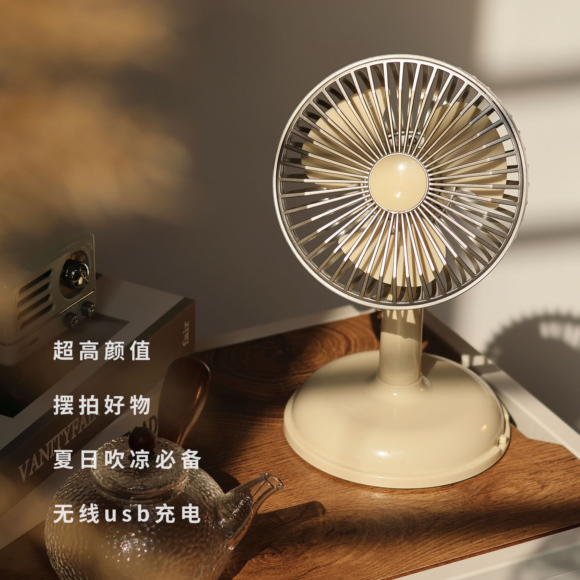 Factory wholesale 2025 new mini air conditioner spray fan desktop household portable usb humidifier fan
