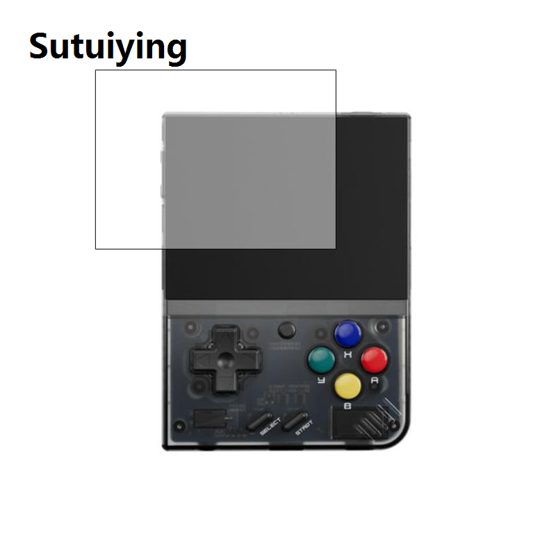 Sutuiying High Quality Fashion MIYOO Mini Plus Mini+/V2 गेम कन्सोल सुरक्षा सहायक उपकरणहरूको लागि HD हार्ड टेम्पर्ड ग्लास सुरक्षात्मक फिल्म स्क्रिन प्रोटेक्टर कभर