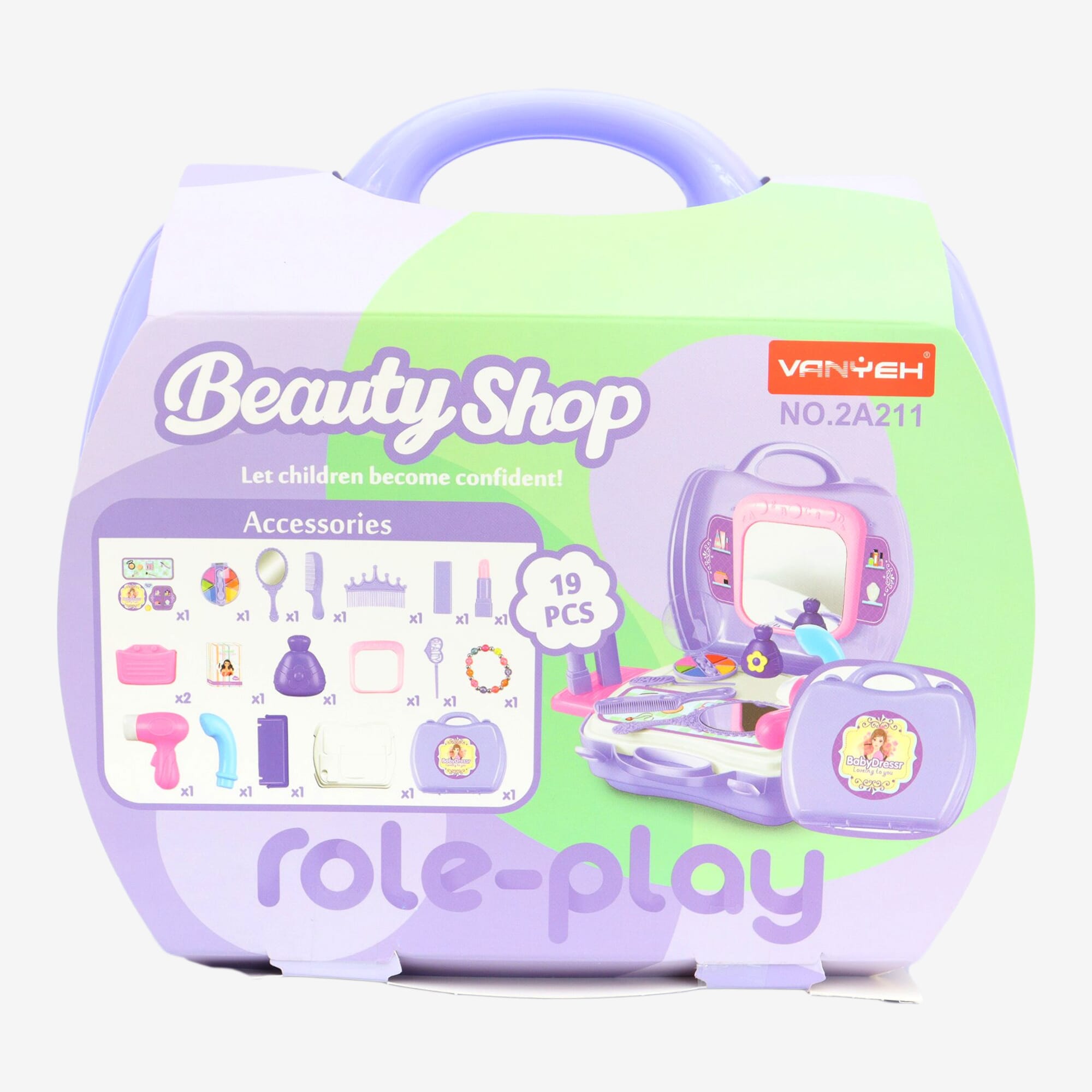 Vanyeeh Little Beauty Shop Role Play Set 19 Pcs