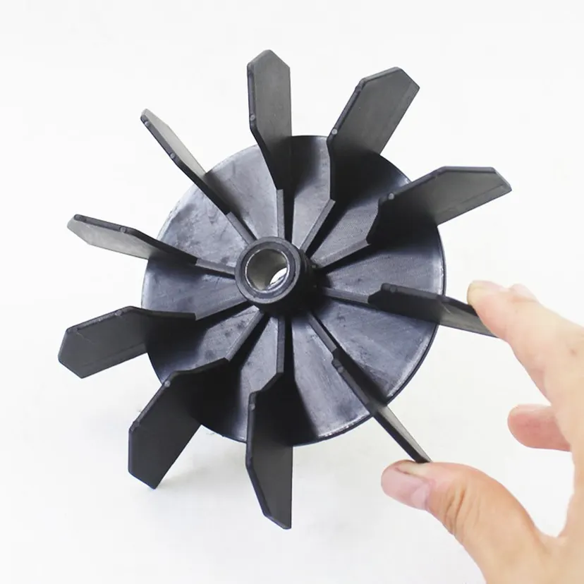 Black Engineering Piston Fan Blade Replacement Air Compressor Fan Direct On Line Motor