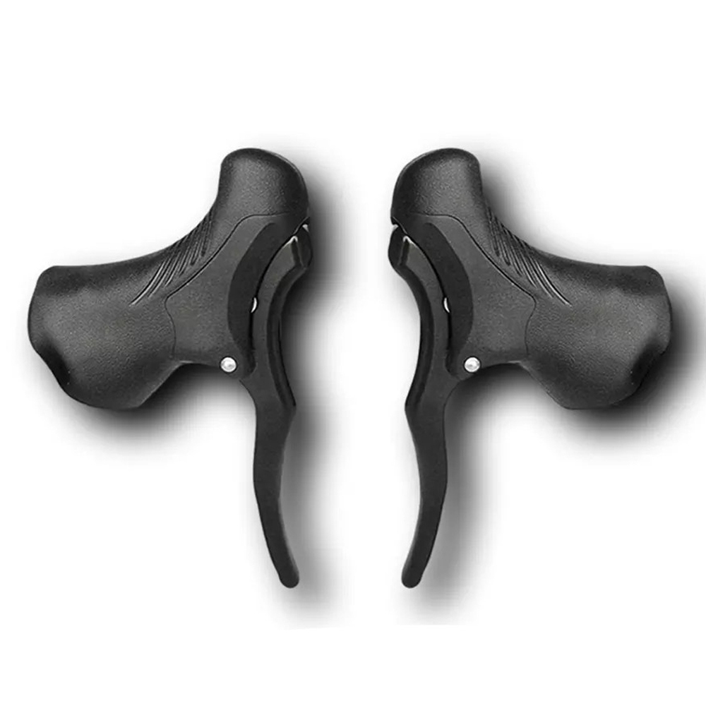 Bicycle Parts Aluminum Front & Rear Fixed Gear Road Bike Mountain Bike Bike Drop Bar Cycling Brake Levers Handlebar Set Bicycle Brake Handle
