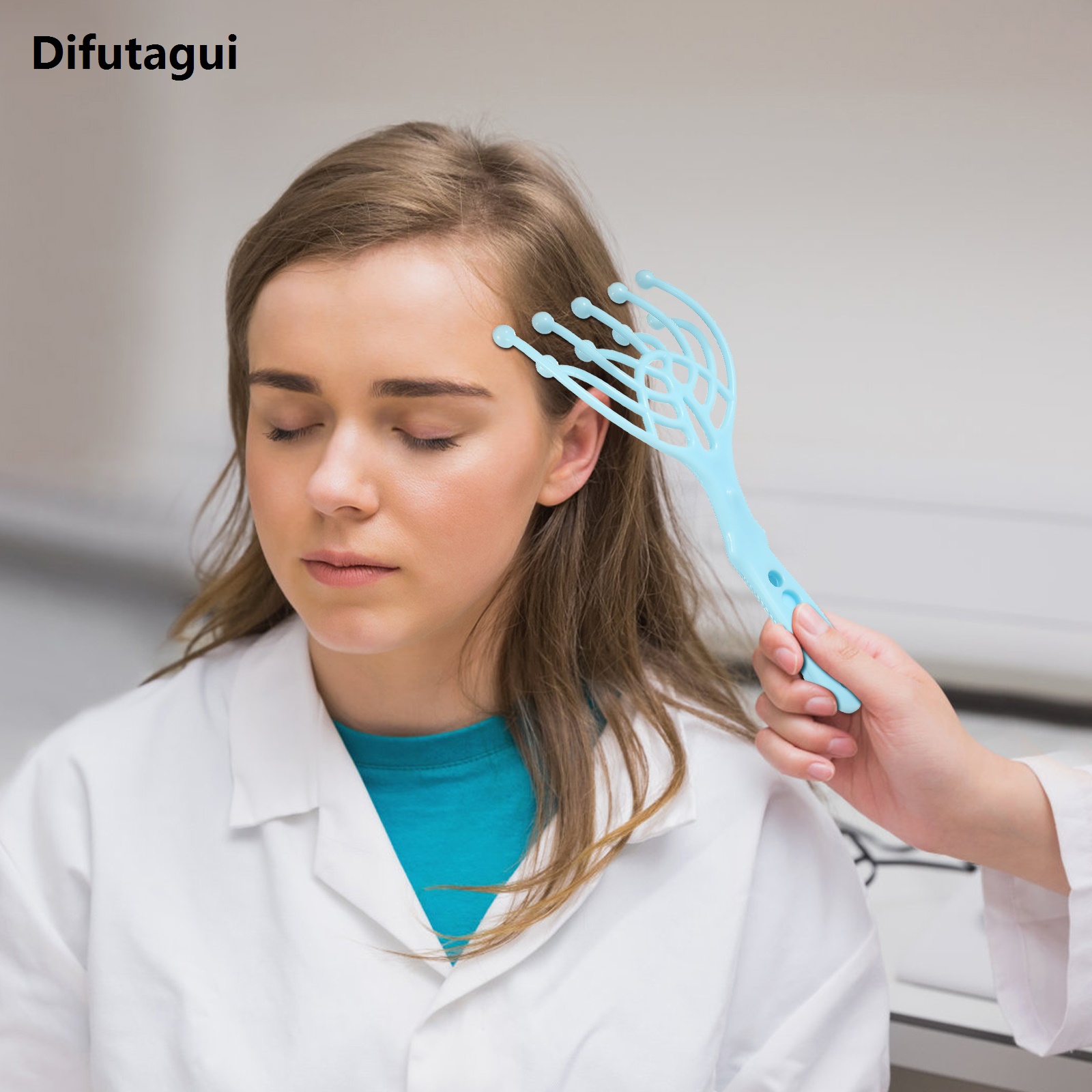 Difutagui Fifty percent discount 2 Pcs Hair Scrubber 9claws For Scalp Head Massager Headaches Back Scratcher Extendable Hand Comb Artifact