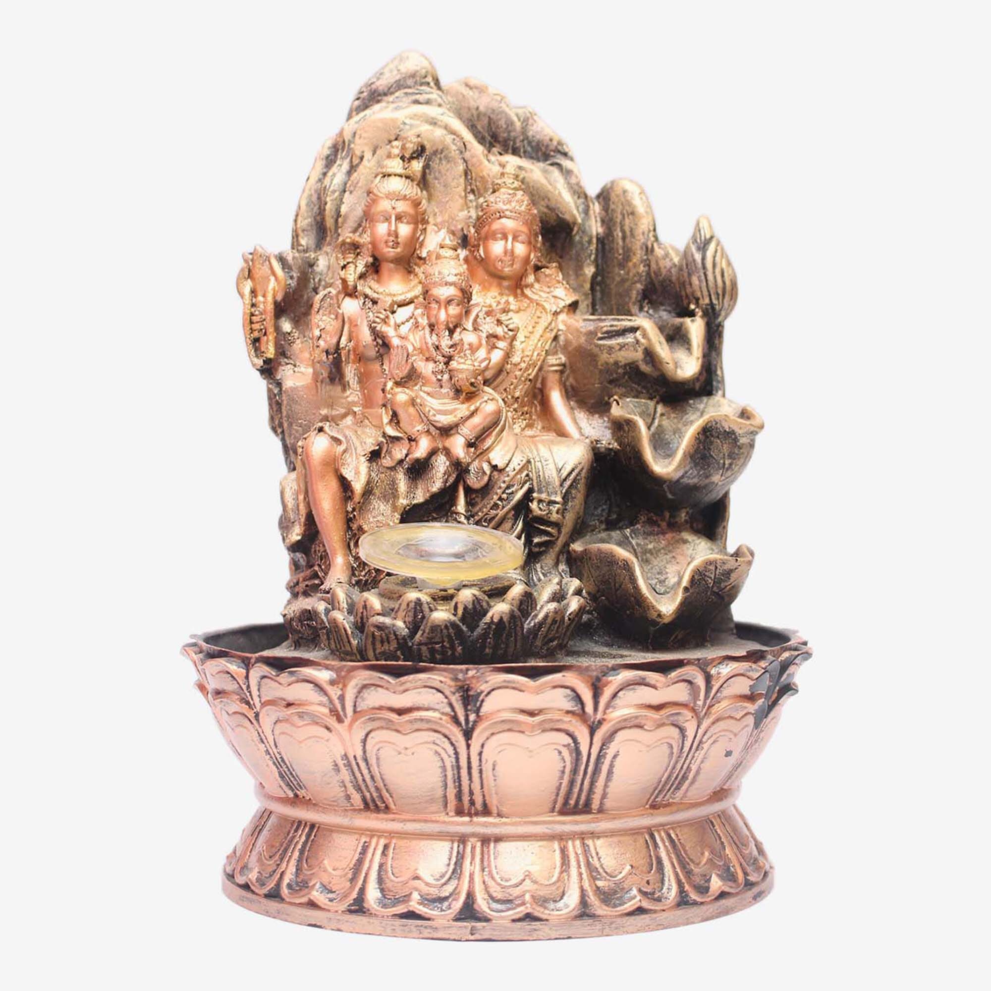 Bronze Lord Shiva Ji & His Family Design Showpeice