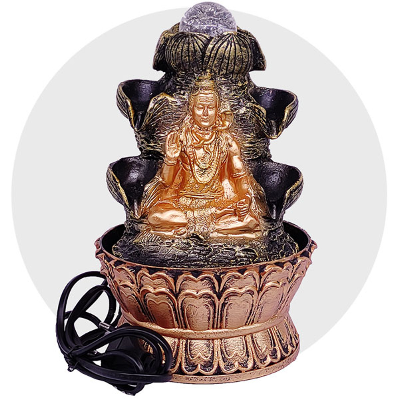 Lord Shiva Indoor Water Fountain pump