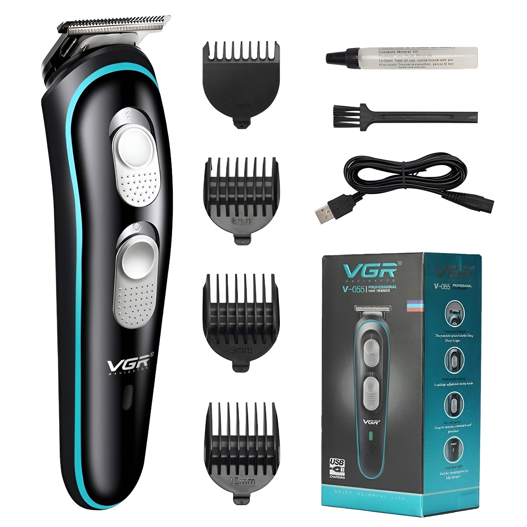 VGR V-055 Cordless Professional Trimmer For Men