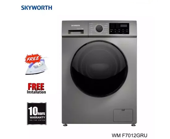 SKYWORTH 7 Kg Front Loading Washing Machine (F7012GRU)