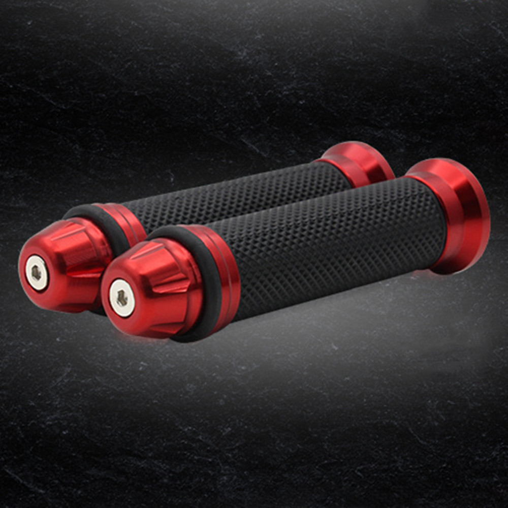 1 Pair 7/8 Anti-Slip Motorcycle grips hand Handlebar Bar Grips Bicycle Rubber Mountain Cycle Handle Handlebar Bar Grips Bles Online DZ-38B-22