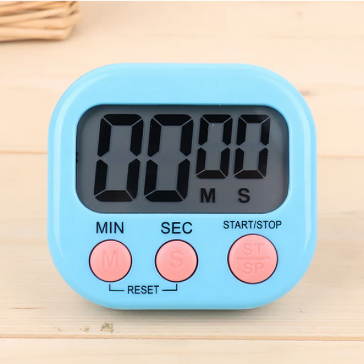 Big Screen Electronic Blue Timer Large LCD Digital Kitchen Cooking Timer Count Down Up Clock Loud Alarm Magnetic