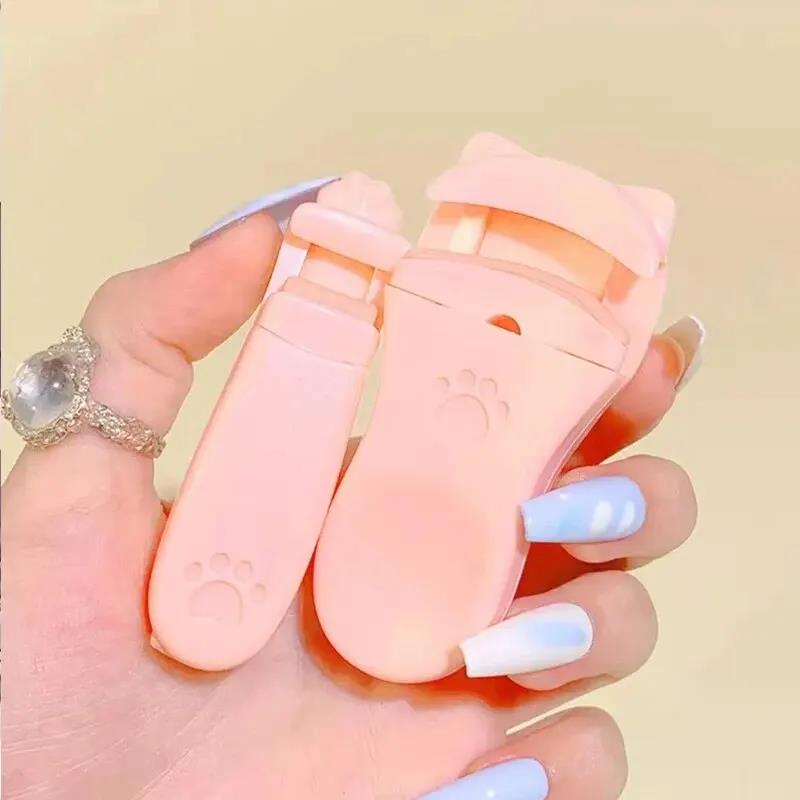 Eyelash Fit Tool Female Wide Angle Plus Wholesale 2 Piece Cat's Paw Eyelash Curler Set Long-lasting Makeup Accessories All Shapes