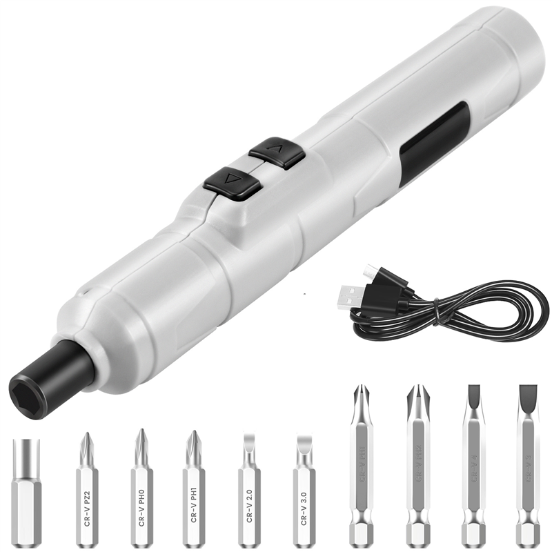 Electric Screwdriver 3.6V Small Cordless Screwdriver, USB Fast Charge Screwdriver Kit, Pen-Sized Mini Screwdriver