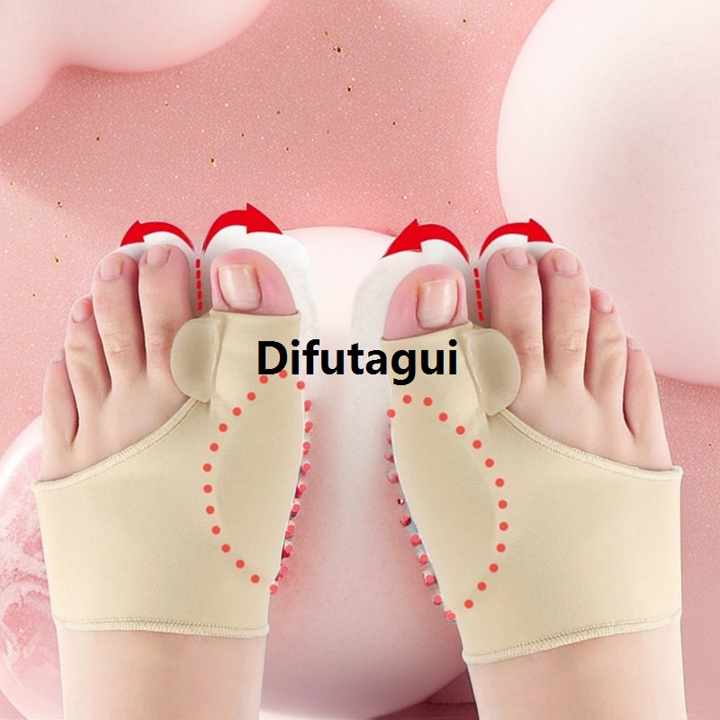 HOT 1Pair Hallux Valgus Bunion Corrector Silicone Gel Big Toes Separators Splint Feet Straightener Bone Thumb Foot Care Tools