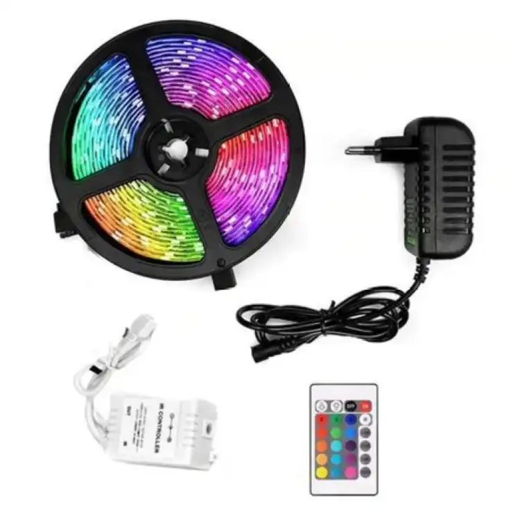 RGB LED Strip light Multicolored With Remote Control