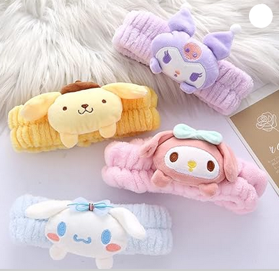 1 Piece Spa Headband for Washing Face, Cute Headband for Make Up, Washing, Party, Soft Headband (Randome Colour)