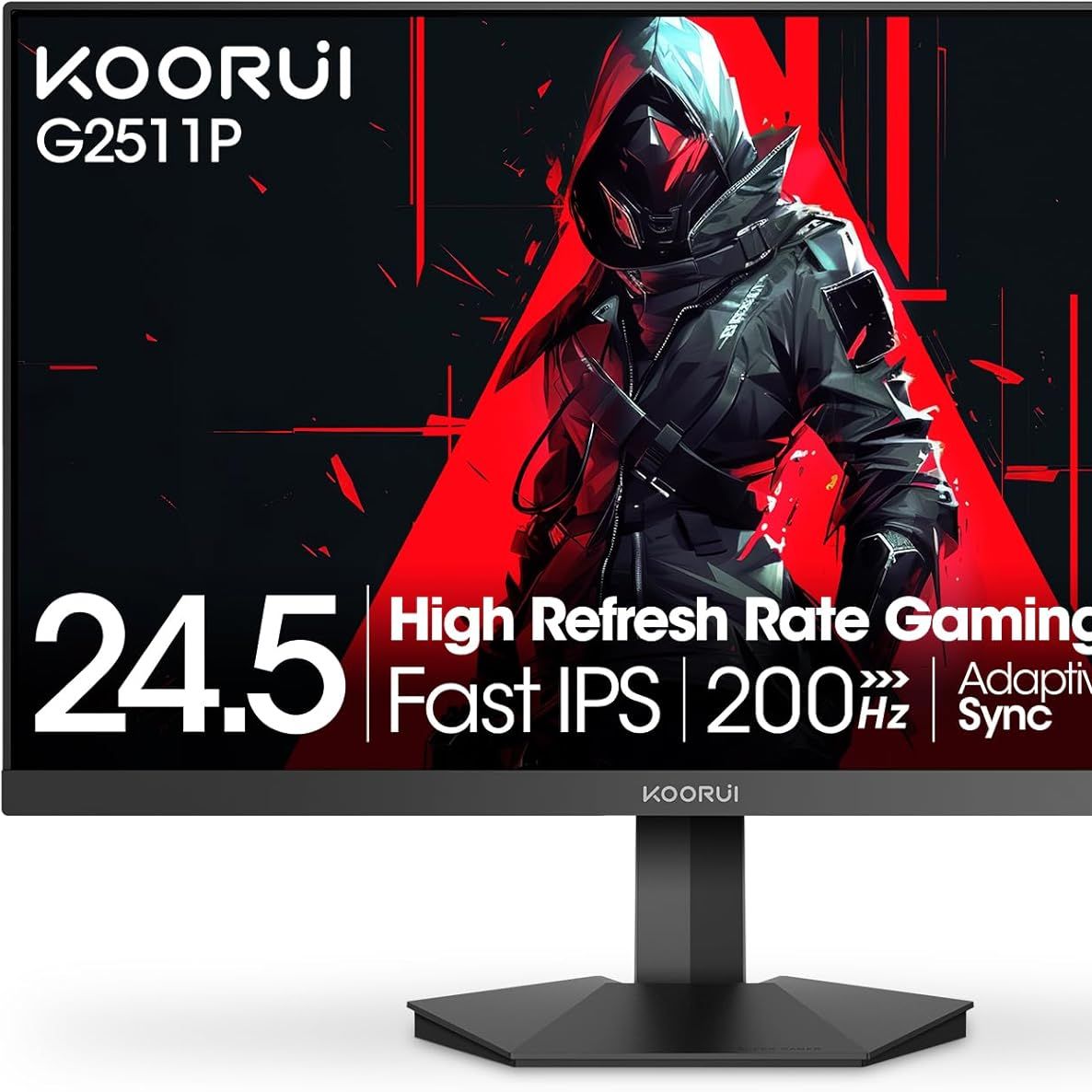 Koorui 24 Inch 200Hz IPS 1ms 125% sRGB FHD HDR Monitor