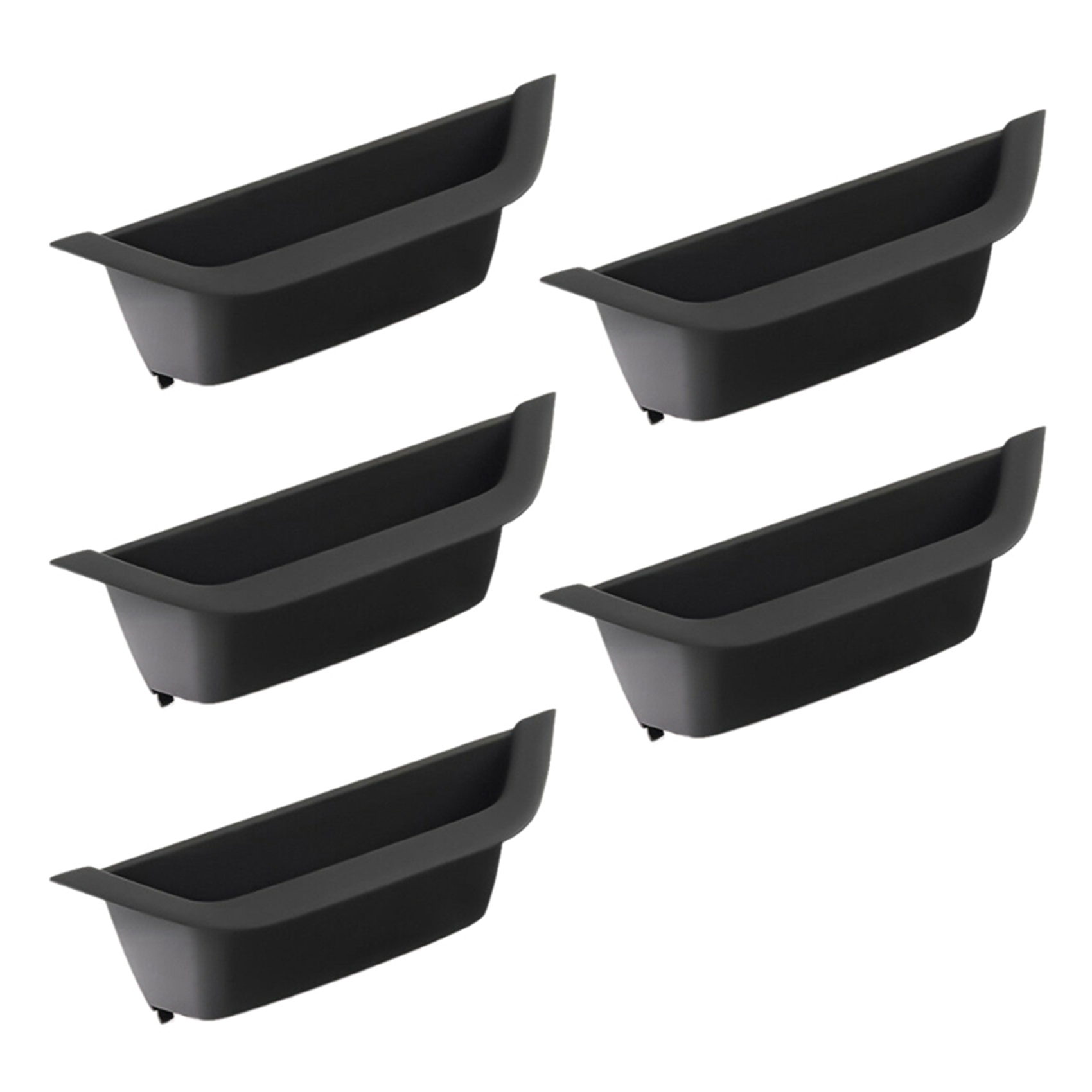 fasdaga 5X Car Auto Interior Inner Door Handle Pull Trim Compatible For F25 F26 X3 X4 2011-2017, Front Left Side,Black