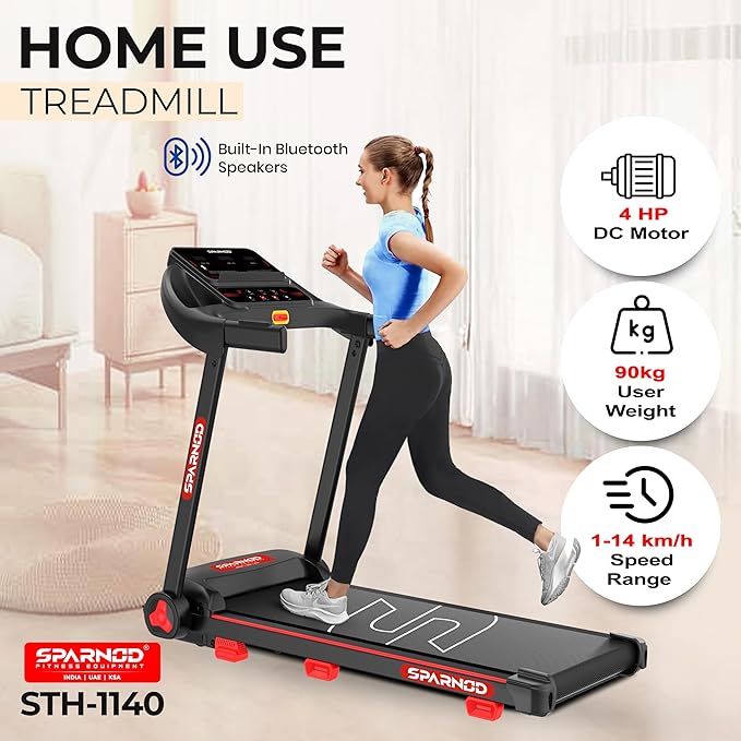 StrideX STH-1200 Treadmill - 4HP Peak Motor | 12km/h, Manual Incline | Home Fitness, COD Nepal