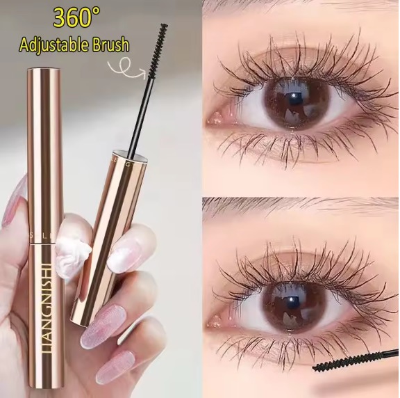 99 Stores Offers - 1 Piece Professional Silk Natural Lash Mascara - Matte Black, Ultra-Fine Brush for Effortless Length & Curl, Smudge-Proof Waterproof Fast-Dry Formula | Ideal Beauty Gift for Valentine's By 99 Stores