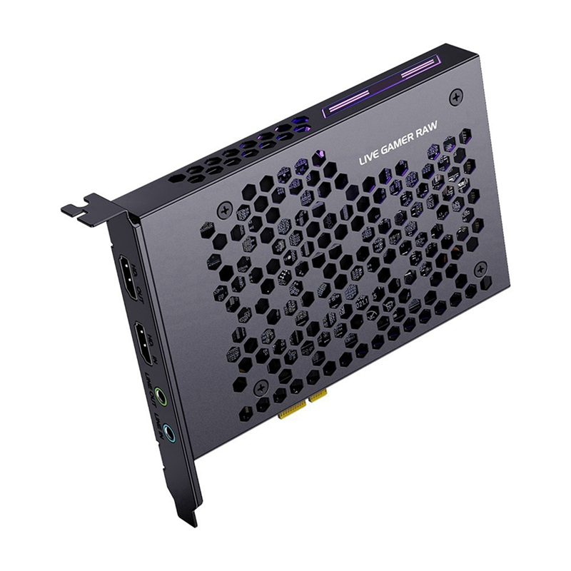 324B Live Gamer Raw PCIE 4K Video Game Capture Card Record and Live Stream for Gaming Systems Camcorders