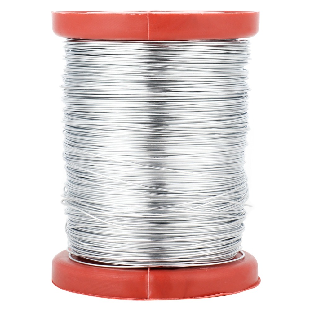 Practical Stainless Steel Beekeeping Frame Wire Silver Durable Beehives Frame Wire Frame Iron Wire Wax Foundation