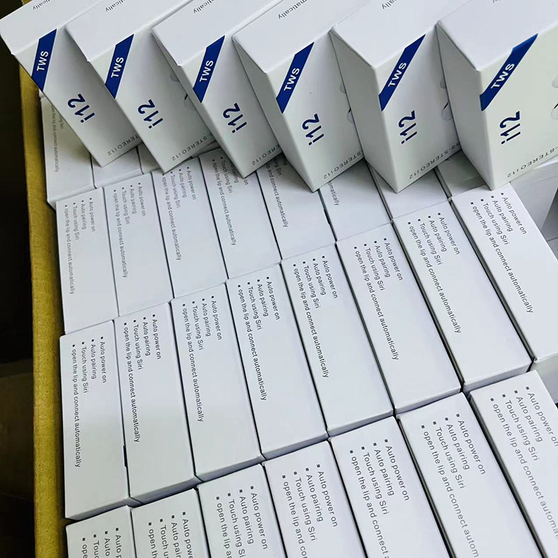 【Mega Sale】Gift i12 wireless mini binaural stereo for apple android phone