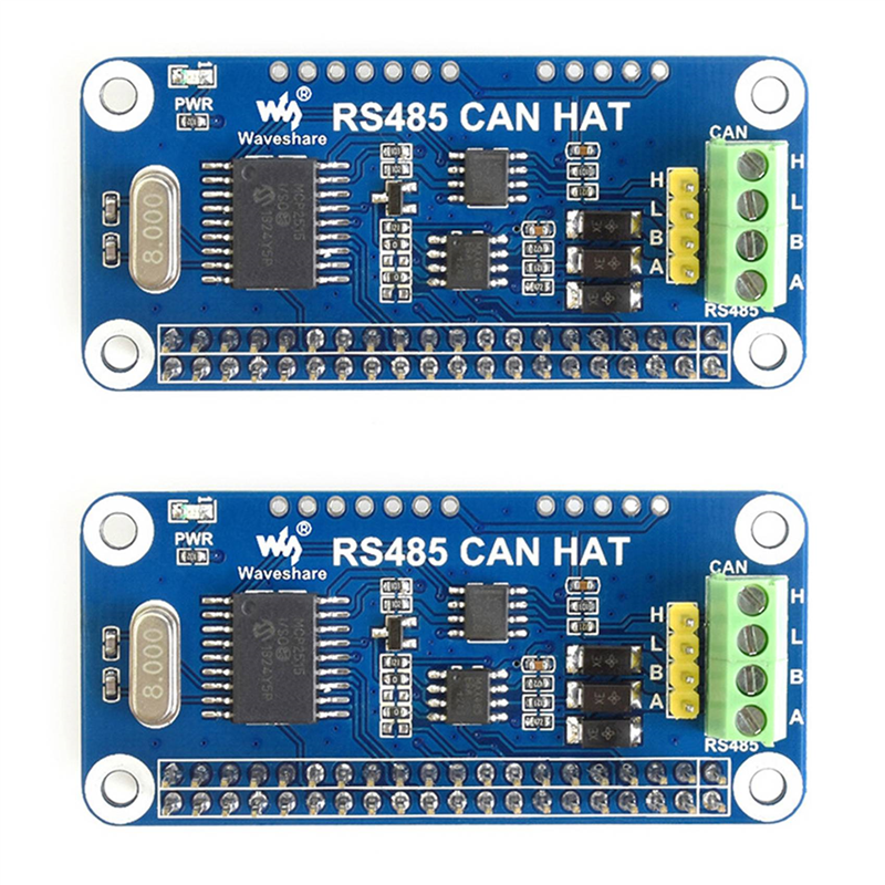 OUMERY 2X MCP2515 RS485 Communication CAN BUS Module HAT Expansion Board for 3 Model B+ 3B Plus 4 4B