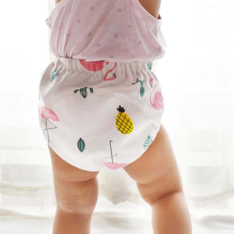 【2025 Version】 【New】1PCS Reusable Baby Training Potty Pants Toddler 6 Layers Waterproof Nappy Panties Water Absorption Infant Coton Gauze Underwear