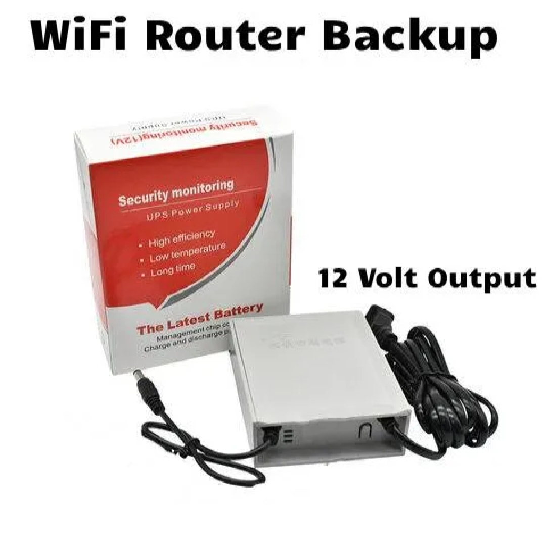 UPS Router Backup 12v For 2-3 Hours Power Backup