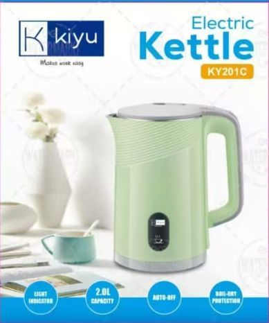 KIYU NEW 2025 Model KY201C 2Ltr Premium Electric Kettle 1500W