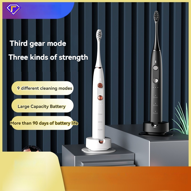 Sonic Electric Toothbrush Couples Wireless Charging Nine Modes Intelligent Adult 2000 MAh Large Capacity Waterproof