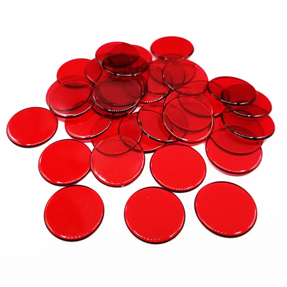 Classroom Supplies Children Plastic Coin 15mm for Bingo Game Multicolor Disc Bingo Chip Montessori Learning Education Math