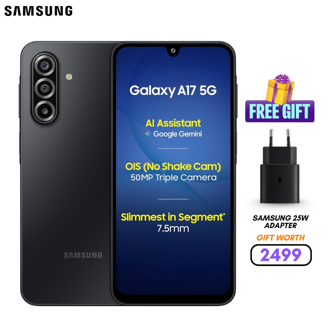 Samsung Galaxy A17 5G (6GB/128GB) | 6.7" sAMOLED 90Hz Display | 50MP Main Camera | 5000mAh Battery