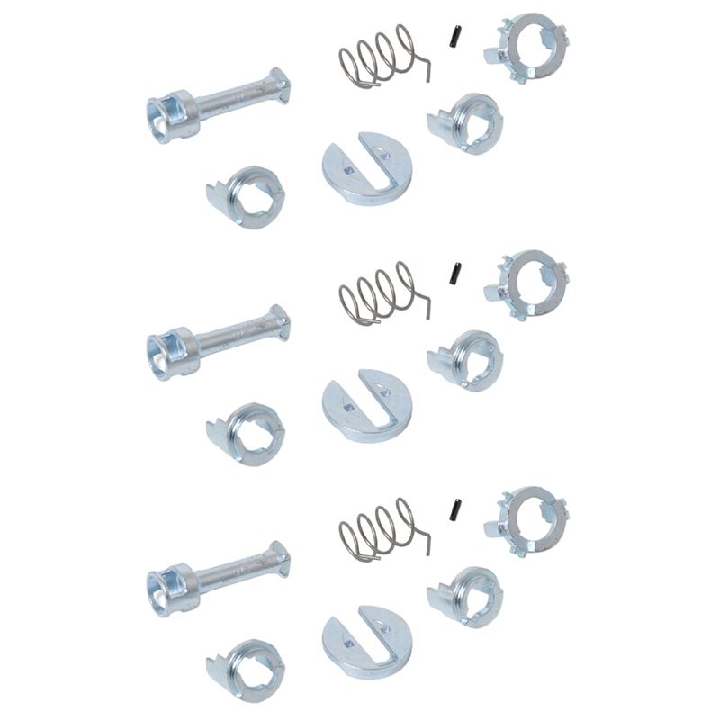 fasdaga 3X Car Front Left & Right Door Lock Cylinder Repair Kit Replacement 51217035421 For X3 E83 X5 E53