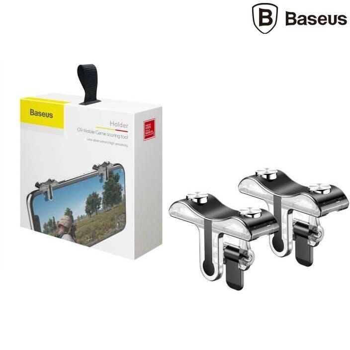 Baseus Premium Quality 4Keys G9 PUBG Mobile Game Scoring Tool High Sensitivity Joystick (Transparent, Black, For PC)