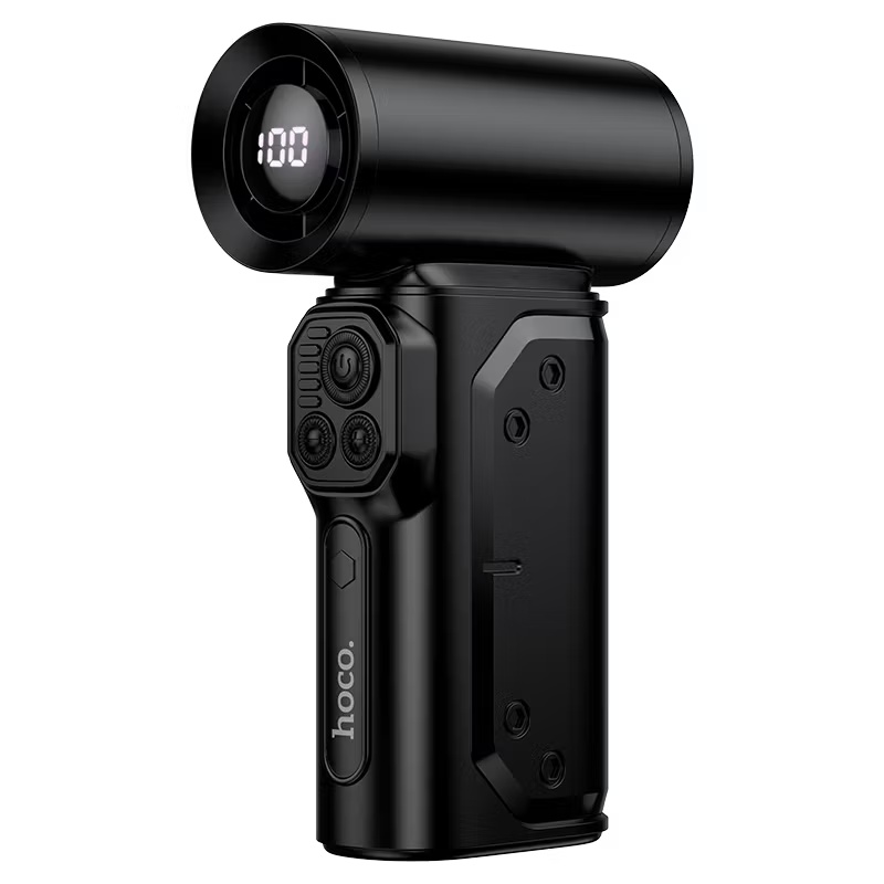 Hoco HX68 Handheld Turbo Jet Fan & Portable Electric Air Blower (130,000 RPM, 100 Speed Levels)