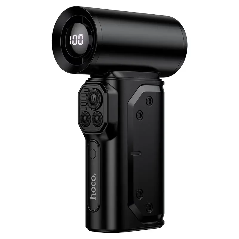 Hoco HX68 Handheld Turbo Jet Fan & Portable Electric Air Blower (130,000 RPM, 100 Speed Levels)