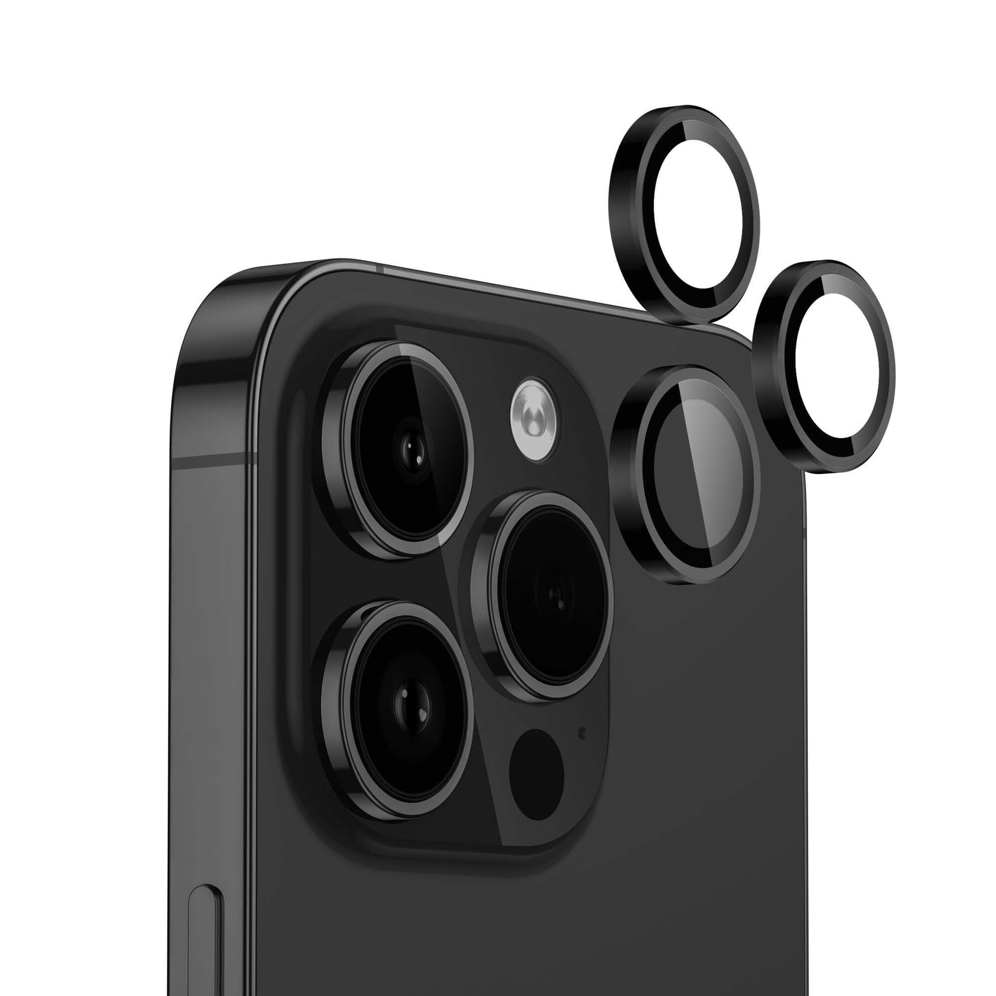Metallic Ring Glass Camera Protection For Iphone 15 Pro Max