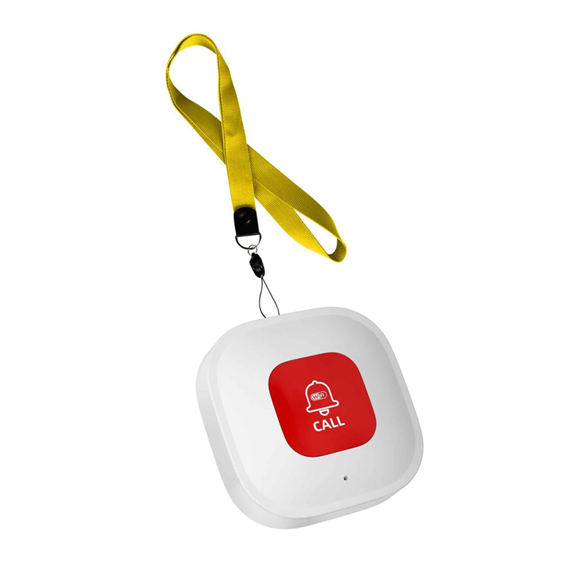 Tuya WiFi Smart SOS Call Button Wireless Caregiver Pager Emergency Call Button Phone Alert Transmitter for Patient