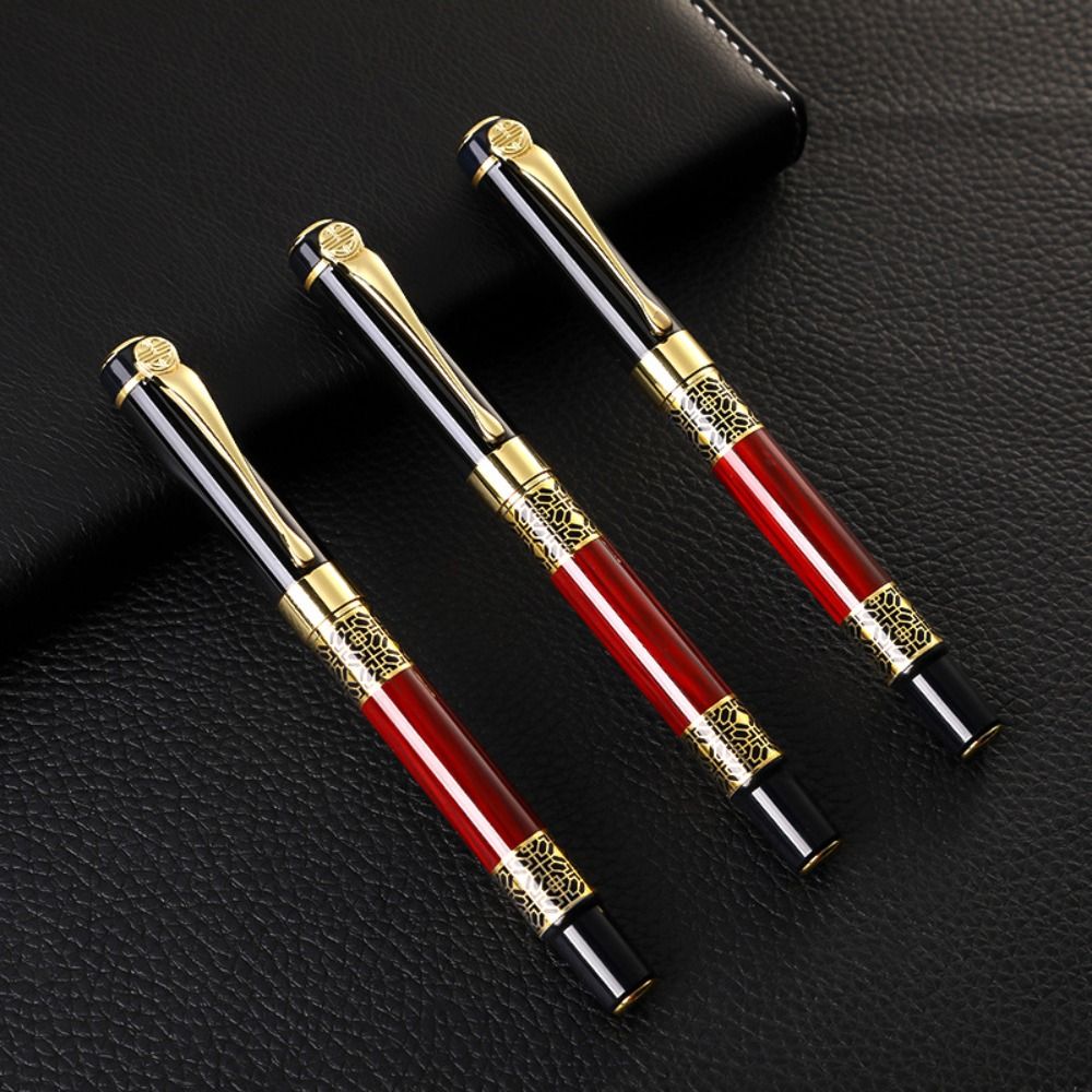 High Quality Metal Ballpoint Pen Students Gift Business Writing Tools with Blue/Black Ink Refill Fountain Pen Students Gift