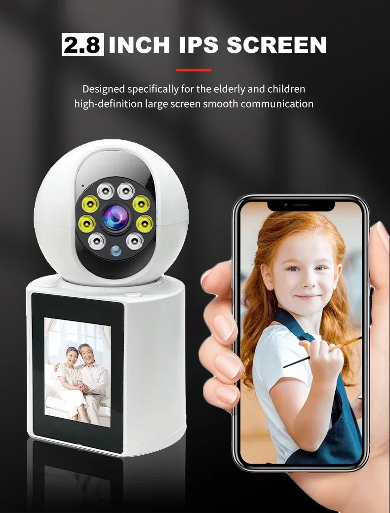 Video Calling Smart WIFI CC Camera For Home Security and Baby Monitoring Smart Wifi Camera