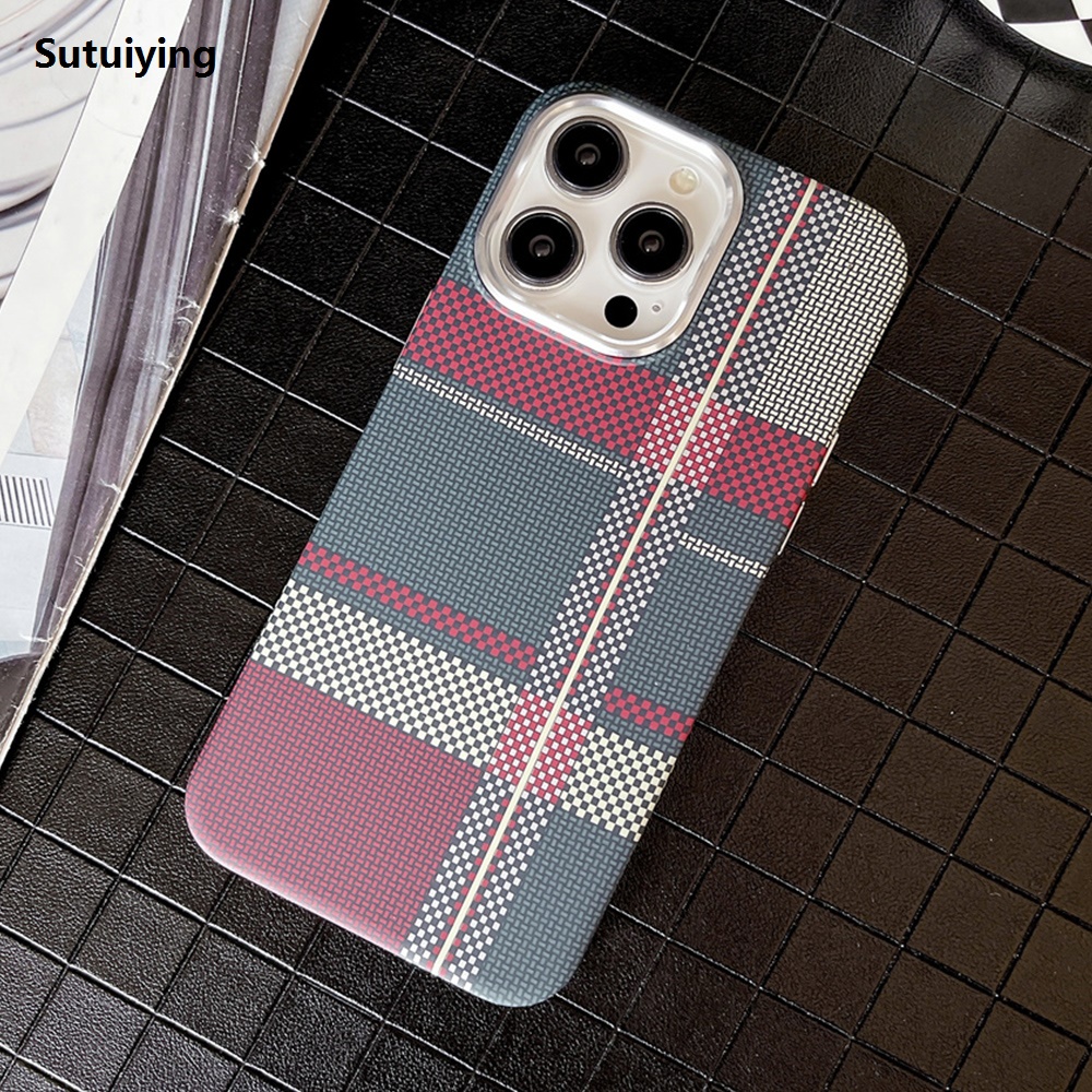 Sutuiying Caseology Corrugated Pattern Non-slip Magsafe Wireless Case for Luxury iPhone 16 Pro Max 15 Pro Max 16 Plus 16 Hard Matte Cover